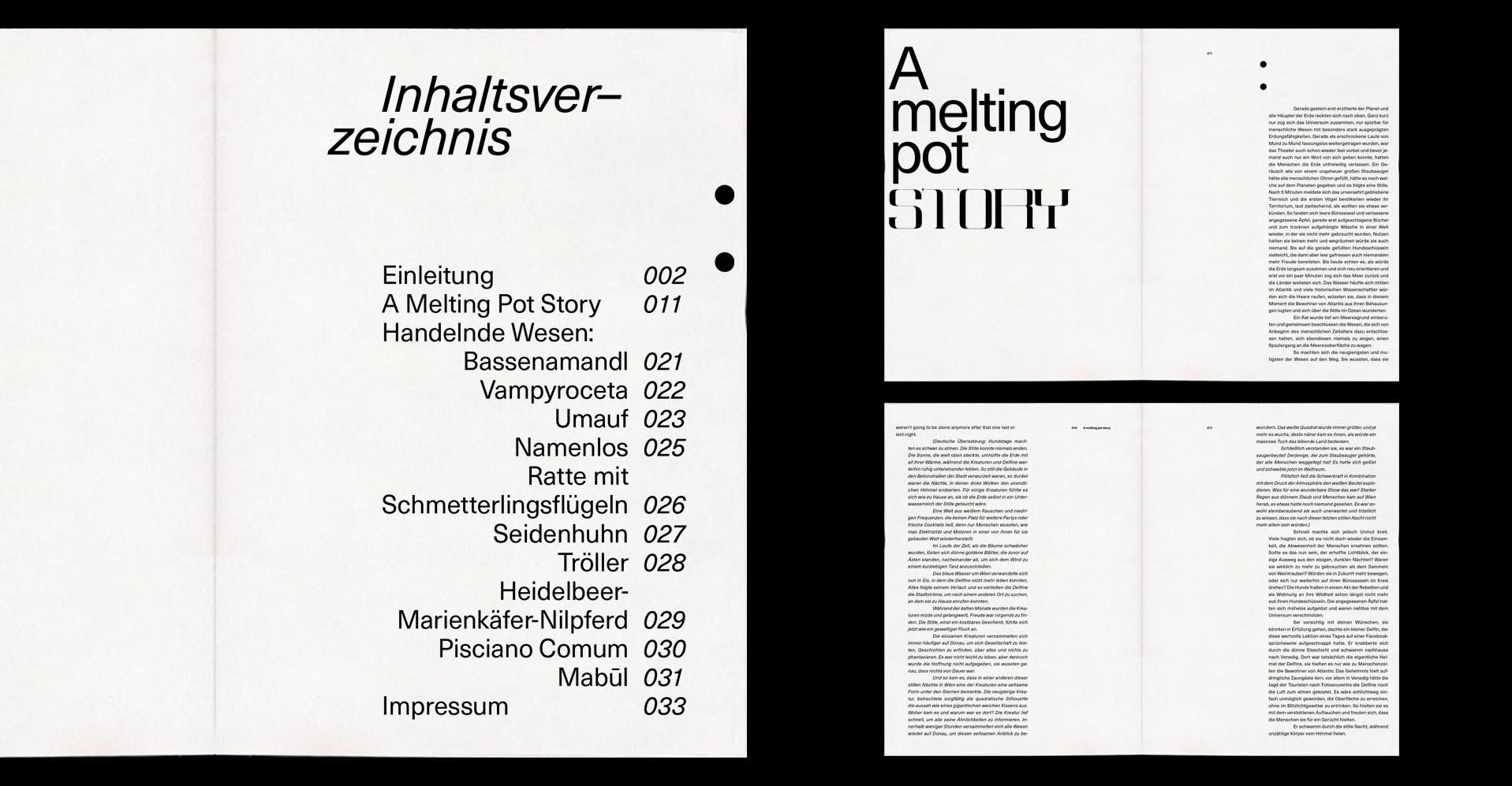 L. THÜRINGER    <b>Die Milchreise</b> Book Design